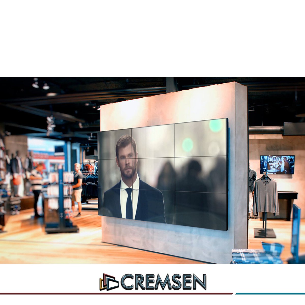 From the windows to the walls! Our video wall systems will get your products noticed.

Need help? We're here for you: Annie Rogers, 
cremsen.com/video-wall-sys…

Call us:
+1 734 725 0338

Email us:
info@cremsen.com

#digitalsigns #interactivedisplay #digitalsignage #cremsen