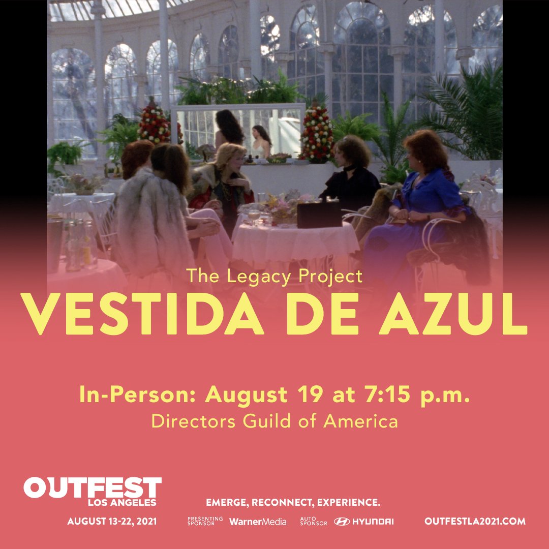 Que dos maravillosos documentales se van a estrenar en @Outfest estos días! 
Ganas muy locas de por fin ver #VestidaDeAzul, y de repetir con #Sedimetos, de Adrian Silvestre ❤️  
#OutfestLA2021