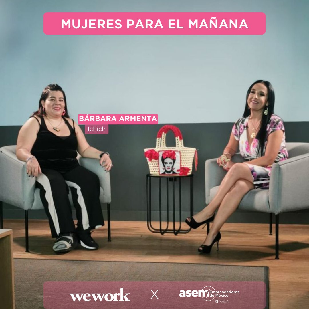 ASEM_Socios's tweet photo. Conoce la historia completa de Bárbara Armenta de Ichich, creadora de @IchichBolsas ganadora del programa “Mujeres para el mañana” de WeWork, en esta cápsula con Juana Ramírez:
https://t.co/OGcQYXlKLm
#EmprendedorasDeMéxico #WeWork #Ichich https://t.co/SC5DXiEvXM