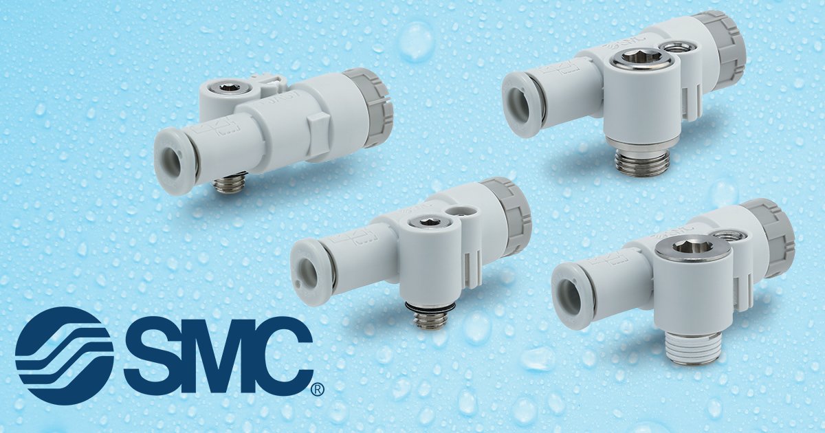 SMCCorporation's tweet photo. The JASV speed exhaust controller is designed for decreased mounting height compared to the standard ASV. It features a push-lock adjustment design & can also be adjusted using a screwdriver (when unlocked).
https://t.co/qvFPEq7LWJ
#SMCCorporation #SMCUSA #SMC #SpeedController https://t.co/0wfOR7eSUv