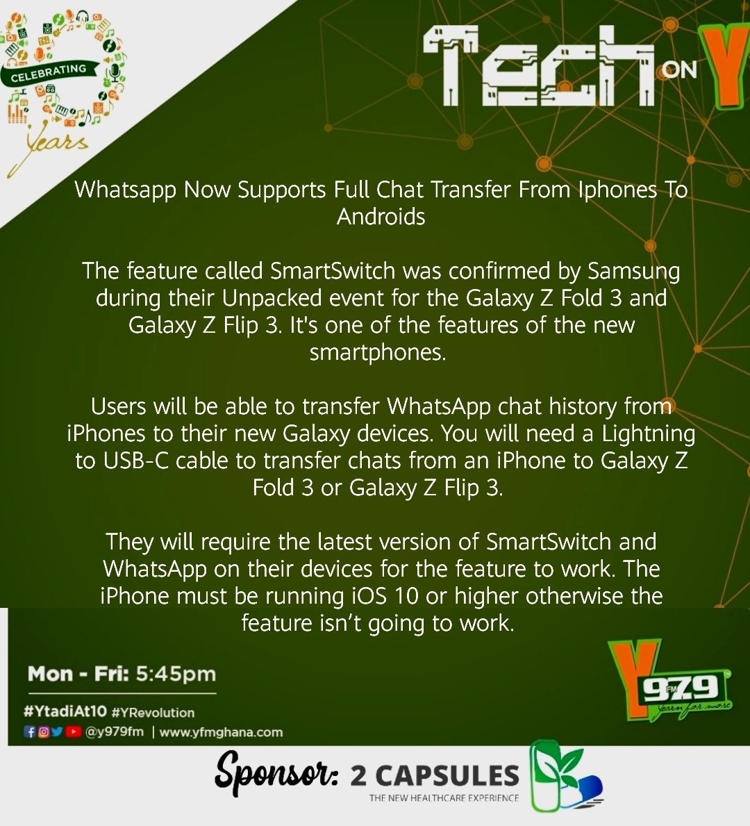 Y979FM's tweet photo. #TechOnY on #TheDrYve w/ @MrNiiMer
#YouthDayOnY
Sponsor: @capsules_2 https://t.co/8ppY6SdifZ