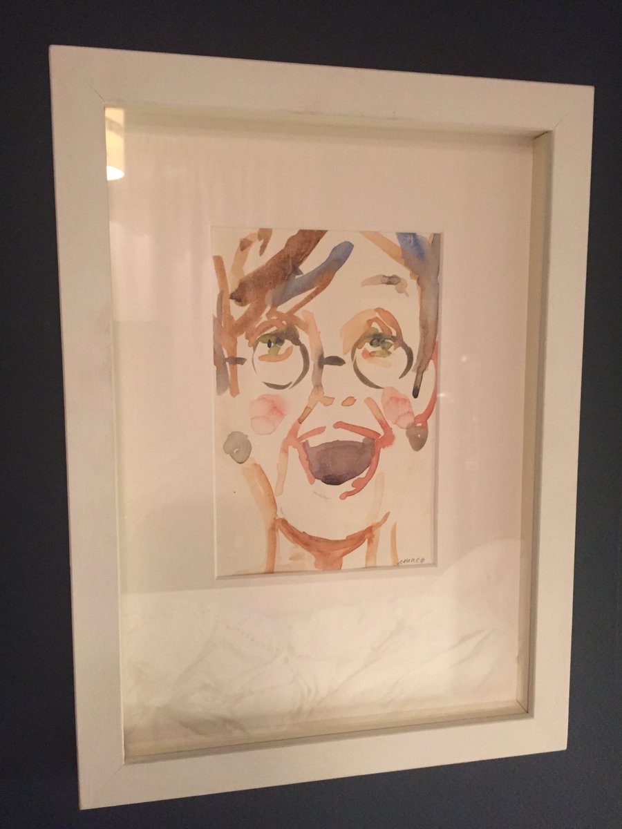 A self-portrait by the irrepressible, irreplaceable Una Stubbs, actor, artist and the soul of kindness. RIP.
