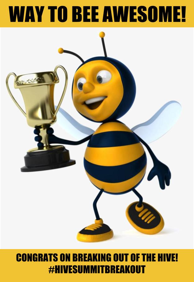 More BUZZ for <a href="/hypepraise/">NiYa Costley, PhD</a> - NiYa broke out!!! #HiveSummit #HiveSummitBreakout