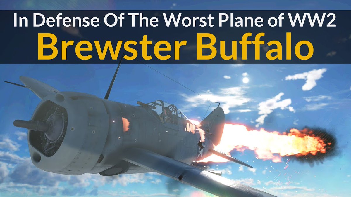 MilAvHistory's tweet photo. The Brewster Buffalo has a pretty bad reputation but is this fair? Let's look at it more closely and re-discover this much maligned aircraft in today's very special episode.✈️👇

Watch it here: https://t.co/0vffNeQ1DE

Disclaimer: Sponsored by Skillshare https://t.co/qYVBJGN4bG