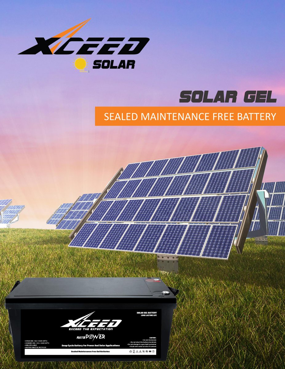 tyretechglobal's tweet photo. Helping Nature With Energy Conservation... APOLLO INTERNATIONAL LAUNCHES XCEED SOLAR GEL BATTERY #solarpower #cleanenergy #sustainability #environment #conservation #solargelbattery #renewableenergy #solarenergy #solar #energyX https://t.co/oeYxDqLd3m