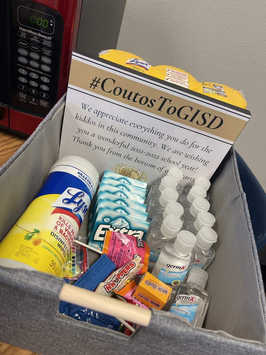 Thanks to Couto Homes for our AWESOME goodies! 🤩♥️ #GISDlilbucs #CoutosToGISD