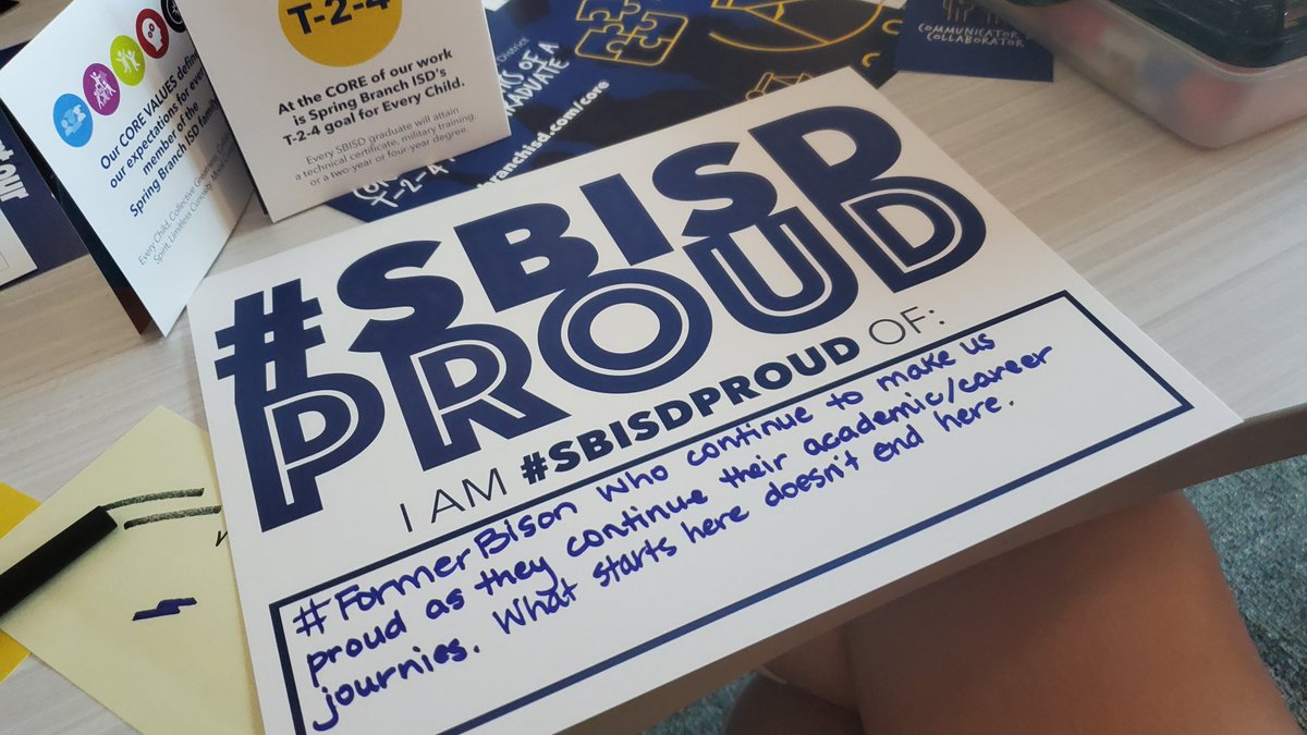 Our #FormerBison continue to make me proud. Whether they're off to college, serving in the military, teaching in <a href="/SBISD/">Spring Branch ISD</a>, graduating from law school, or giving back to <a href="/Buffalo_Creek1/">Buffalo Creek Elem</a>, they're doing it in style &amp; living their best life. #SBISDProud #BCEMomma
