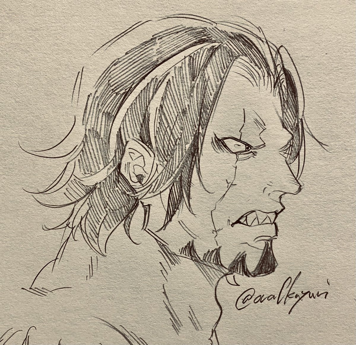 ポセこじを読んで短髪いいなぁ……と……(巻き込まれ呂様)⚔️🐉 