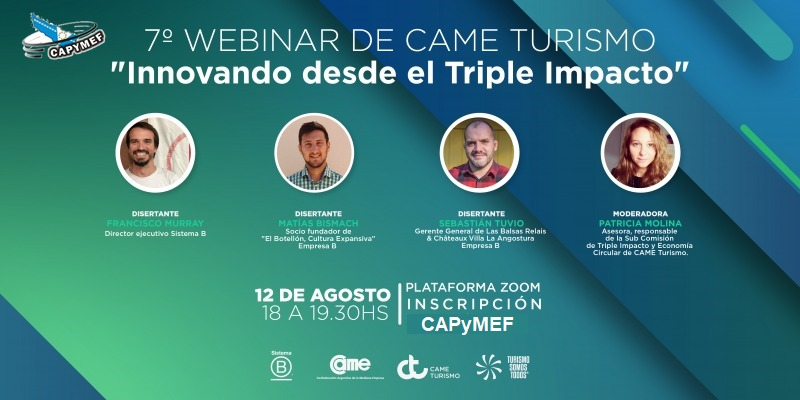 Seguimos comprometidos con el Turismo. 
<a href="/CAME/">Daniel</a> - Confederación Argentina de la Mediana Empresa <a href="/CAMETurismo/">CAME Turismo</a> @CAMARACAPyMEF  @TurismoArgentina <a href="/HermosaFormosa/">FormosaHermosa</a> <a href="/FormosaTuCiudad/">Formosa Tu Ciudad</a> 
Inscripción: capacitación@capymef.org.ar