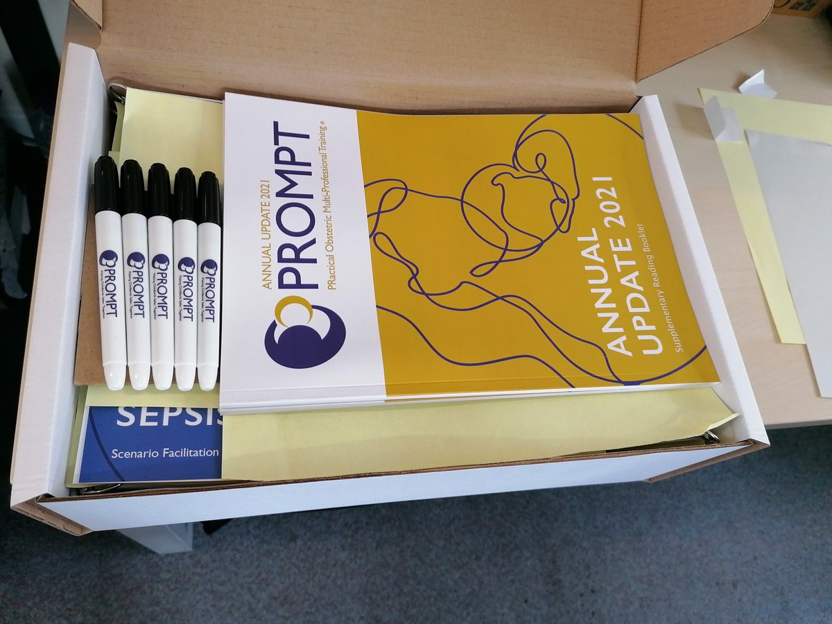 We've been very busy today at PROMPT HQ, packing up the new Annual Update 
Facilitators Kits for all units that have ordered them 😁.