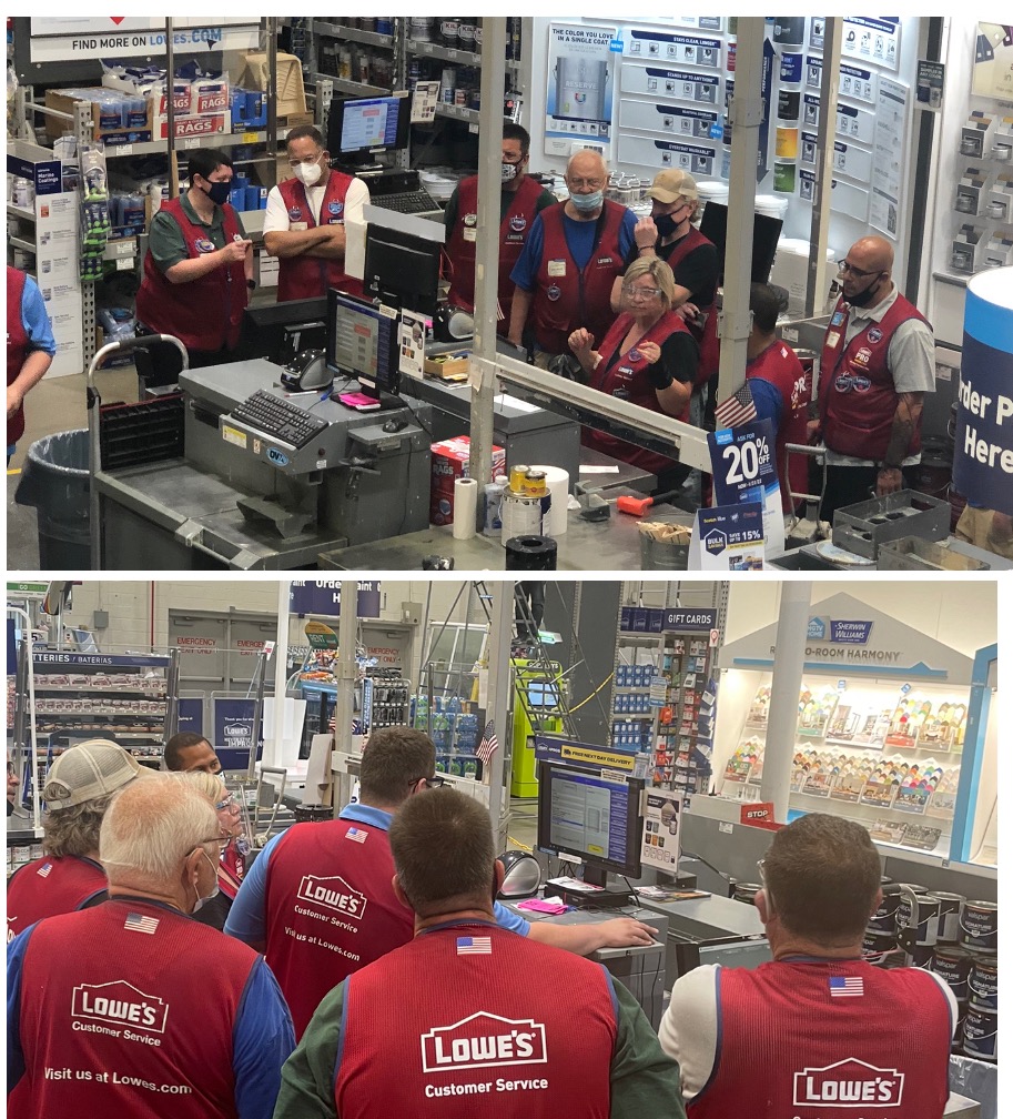 Training Thursday today in 1035.
Great job to this team today learning paint! <a href="/JaneenV_HRBP/">Janeen Valdes</a>