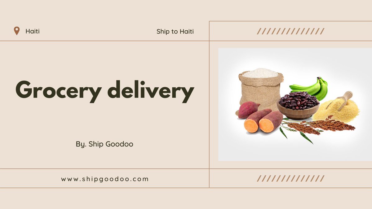 shipgoodoo's tweet photo. Grocery delivery
Order Now: https://t.co/ZNkSWCHpZE
Supporting the Haitian economy is the core of our business model.
#ship2haiti #shipgoodoo #haitianbusinesses #GoodooShop #Haitianprideproducts #uniqueleaderrecords #extrememetal #extrememusic #merch #threads https://t.co/oQkUib3rhu