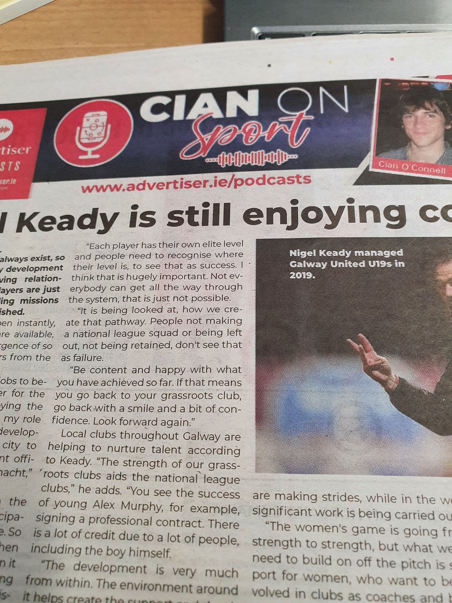 MervueUnitedAFC's tweet image. @galwayad Cian on Sport piece this week with @MervueUnitedAFC feature on development of club facilities and players
#communityclub #realplayerdevelopment