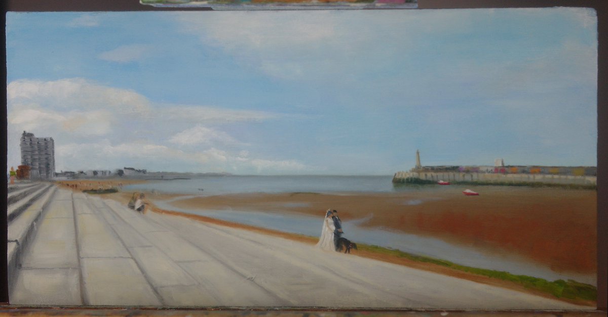 AdrianLloyd__'s tweet photo. One does not simply sit on The Kings Stairs - aka Margate steps. These steps were an incredibly important development of the seafront, helping to defend Margate from the sea and also to help slow the deprivation. A major part of the 'seafront hub'.
#art #margate #seadefence https://t.co/vNeFsefeZx