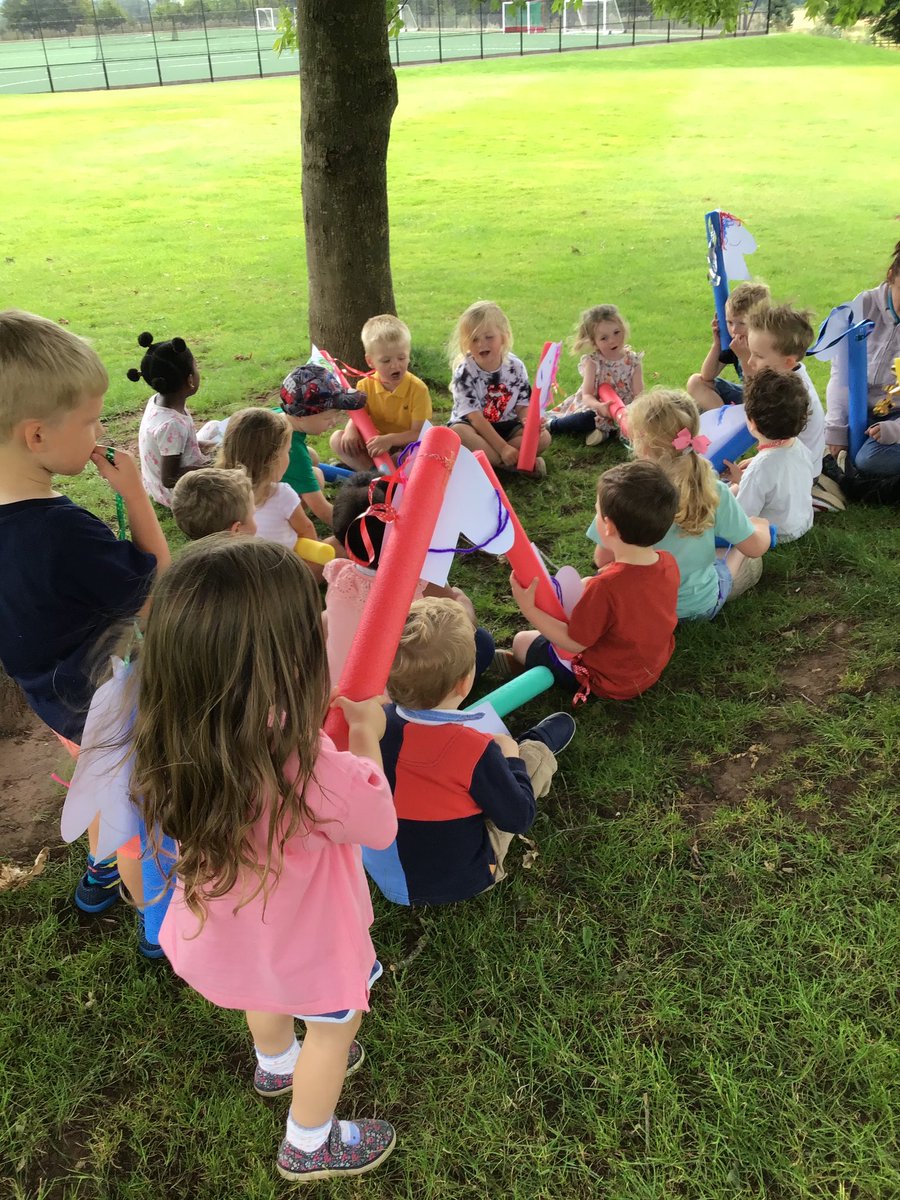 winterfoldhs's tweet photo. This week, our Fun Club participants are cowboys and cowgirls. They have had fun making hobby horses, singing songs around the campfire and undertaking target practice with water pistols. #WinterfoldFunClub #WinterfoldActivities #Summer2021 #TheWinterfoldWay https://t.co/J3yfpTd8Ku