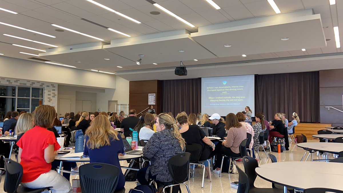 anitacallaway's tweet photo. K-12 #AledoELAR teachers learning the power of vertical alignment. #AISDbacktothefocus #Growinggreatness https://t.co/05vxpkSFVW
