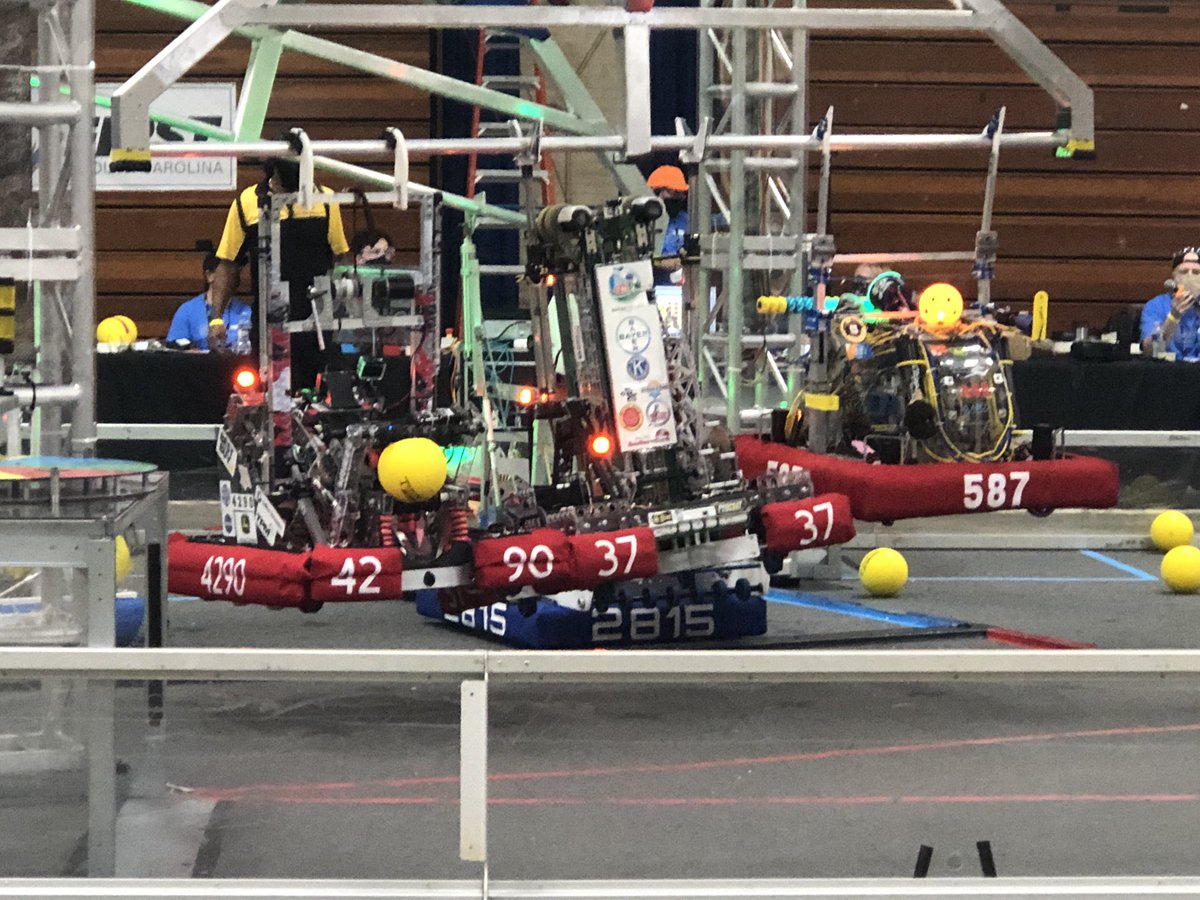 OfficialBOW4290's tweet photo. What a great weekend a SCRAP FRC South Carolina off season Completion. Bot on Wheels 4290 was 5th alliance captain and with our alliance partners Category 5 and Team 342 we work together and had a great time. https://t.co/z56f1Mdi3y