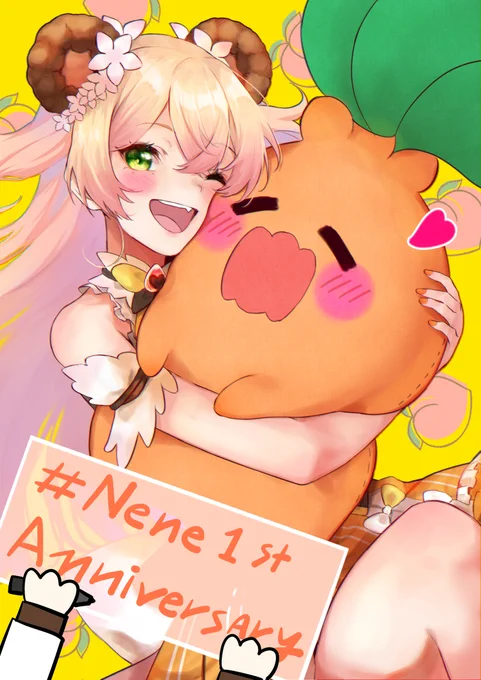 Super Hyper Ultra Ultimate Deluxe Perfect Shining God 東方不敗 Master Ginga Victory Strong Cute Beautiful Galaxy Baby 無限 無敵 無双 ねねち

一周年おめでとうございます! 

#Nene1stAnniversary 
#ねぽらぼ1周年 
#ねねアルバム 
