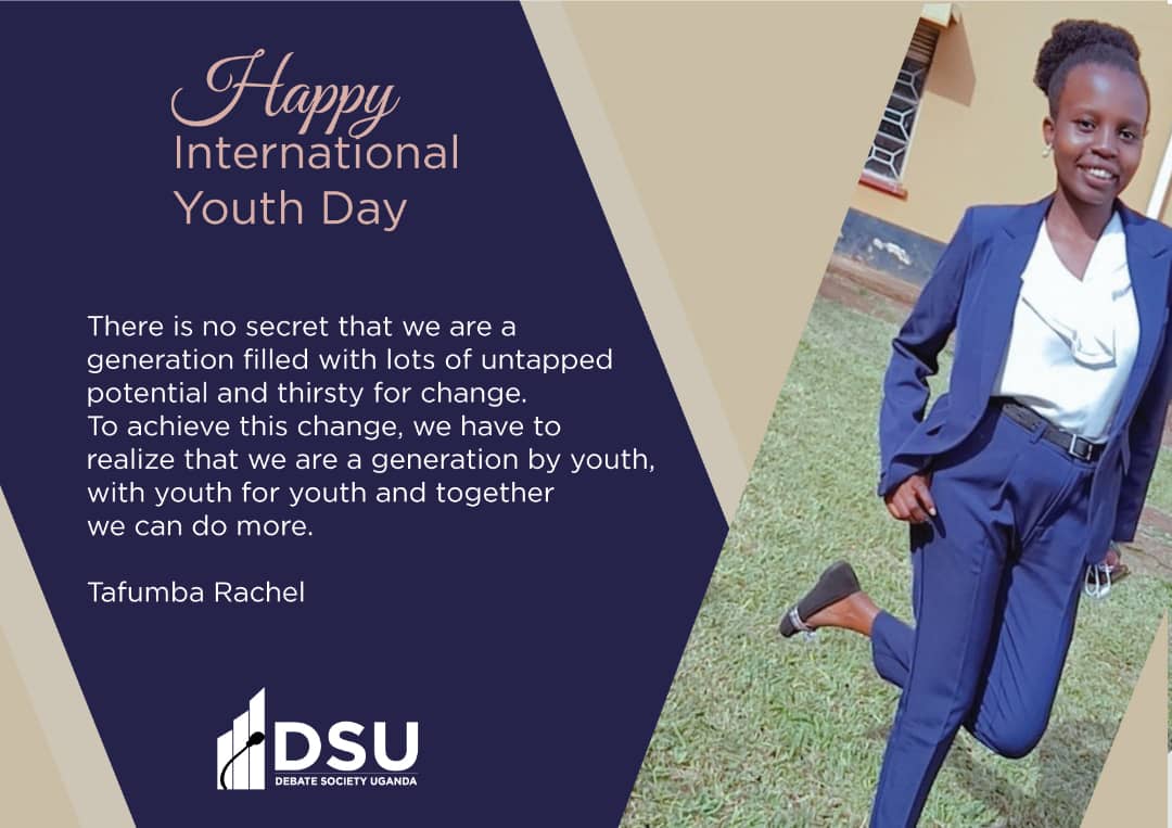 Celebrating our day #InternationalYouthDay2021 as youths in style @DebateUganda 🎉🎉🎉