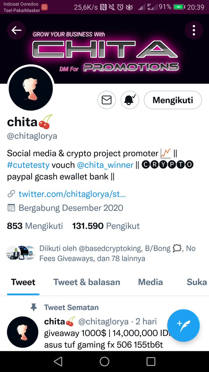 PutrantoDidit's tweet photo. @chitaglorya @ATHena_DeFi @TheApeBilly @OniiEth @EthJasper @CryptoGraphBSC https://t.co/rKdaWvD7il