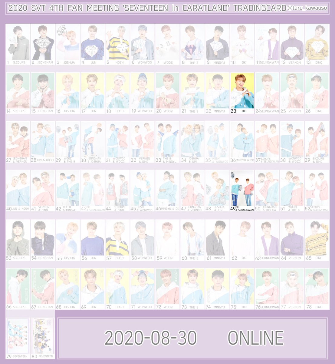 Kpop_0526's tweet photo. @tos

【4th caratland】

ものにより優先度前後
同種での交換優先 https://t.co/IPP1U6w6gF