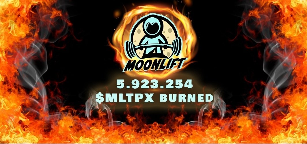 MetaSkies_'s tweet photo. 🔥 BURN ANNOUNCEMENT 🔥

Our first #MoonLift #MLTPX BURN is here. A total of 5923254 $MLTPX will be burned forever.

As we grow ( more projects, more volume, more products) the burn amount will ramp up as well. Dont forget we are deflationairy already😊

💥Slowly but surely💥 https://t.co/o8nLGW8L1s