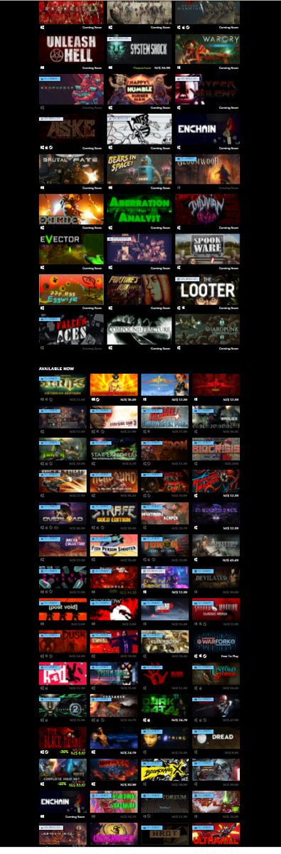 DaveOshry's tweet photo. Just got done adding like 150 games to this sale. 20+ demos. Games up to 90% OFF.

Every retro thingy you've ever wanted.

Please clap.

Starts later today. https://t.co/DGff9nHKcn