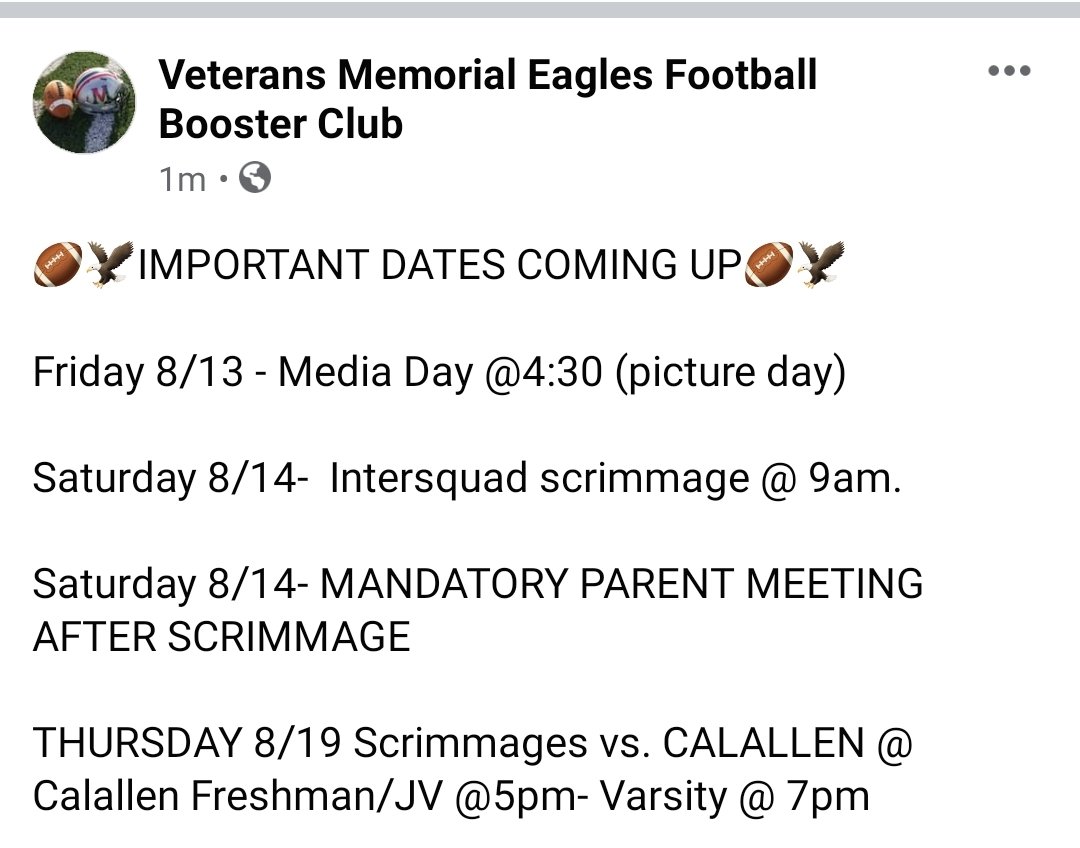 VMHS Football Booster Club (@vmefbbooster) on Twitter photo 