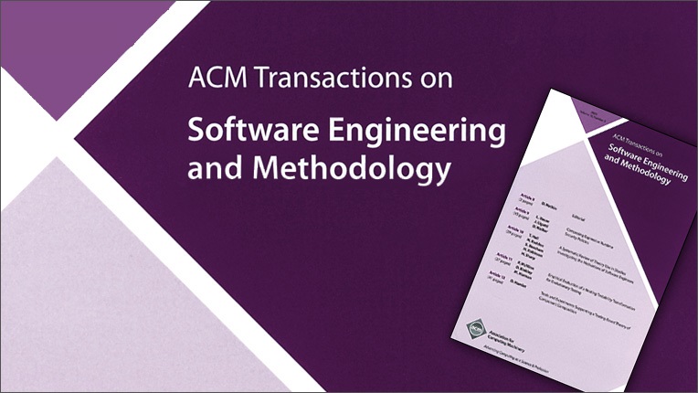 ACMDL's tweet image. Exciting news! The 2020 Impact Factor for ACM Transactions on Software Engineering and Methodology (TOSEM) is 2.674, up over last year&apos;s 2.057. Thank you to all the @acm_tosem authors for their great contributions! To submit your article, visit: bit.ly/3fsbf1A