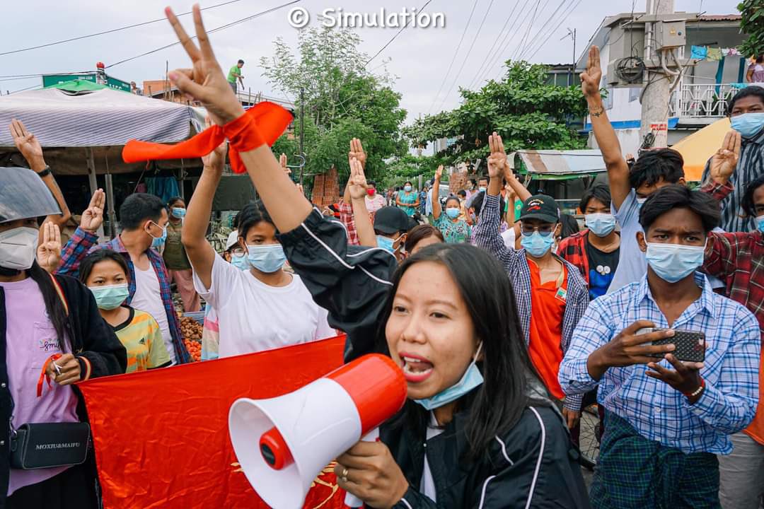 Another anti-coup coalition strike in Mandalay by pro-democracy activists, despite brutal crackdowns.

#ChinaSupportingJunta #Aug12Coup 
#WhatsHappeningInMyanmar