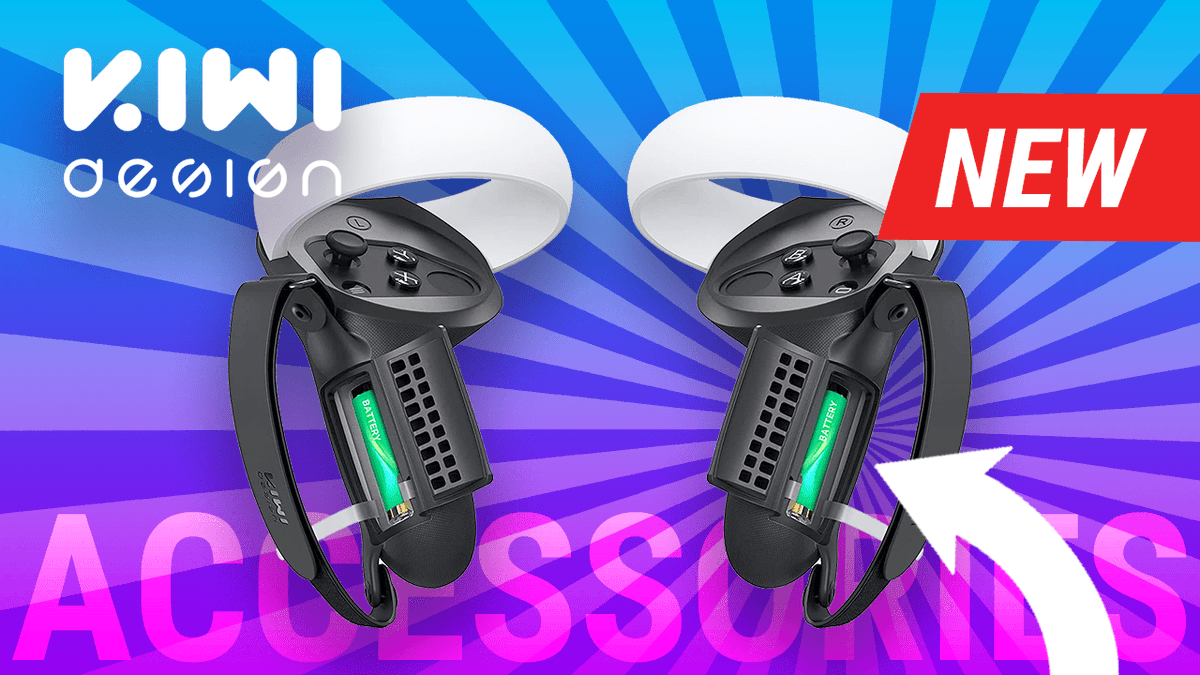 OQPlay's tweet photo. Best Quest 2 #Grips Just Got Better! | KIWI design Battery Opening #Grips for Oculus Quest 2 #Review - https://t.co/exKjvWiMOK #BatteryCover #Hardware #KIWIDesign #KnuckleStraps #OculusQuest #Quest2 #TouchController #Video #VR https://t.co/Bs5yQTJfwW