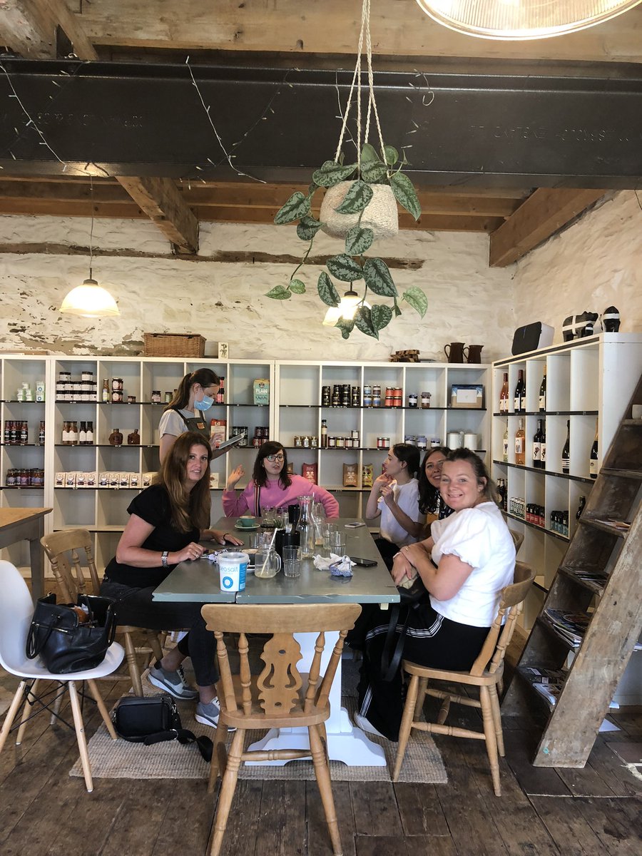 issywalker7's tweet photo. Lunch at “The loading bay” after a good start for the new Truro store.@sarahdixon297 @HelenMintVelvet https://t.co/zHSgjUhzjw
