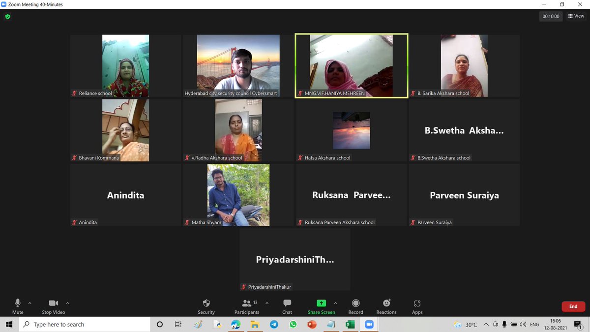 HCSC_Hyd's tweet photo. As well as we have conducted the #orientationsession in collaboration with #WNSCaresFoundation #CyberSmartprogram with #Akshara and #Relianceschool The session was taken by Ms.Seema Sikri @CPHydCity @AddlCPCrimesHyd @PrasanthiPran @WnsWcf https://t.co/FtbJ1fcXGm