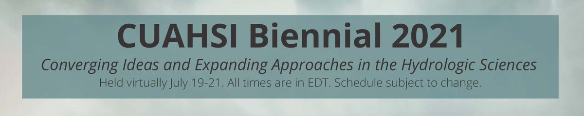 If you weren't able to attend CUAHSI's 2021 Biennial, don't fret! Come check out the recap now posted on our website. You'll see links for all sessions on our YouTube channel plus a whole lot more! #waterscience #hydrology #STEMeducation 
ow.ly/vow750FPIg7