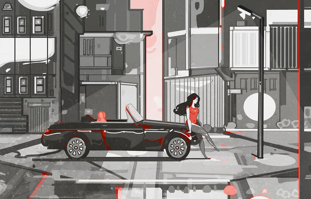 so_creatures's tweet photo. Dutsun car commission!! 🏎🏎🏎🌆🌉
#painting #nuar #Cars https://t.co/xCc3bzeDv8