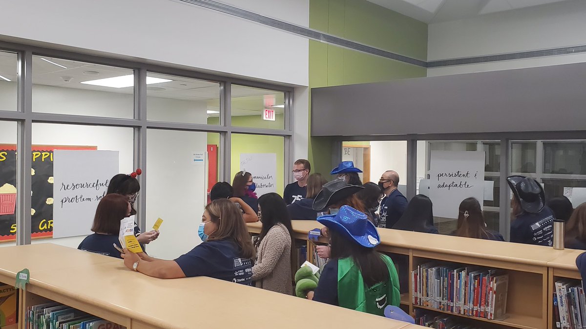 Bison staff discussing how we are going to build on the <a href="/SBISD/">Spring Branch ISD</a> #CoreCharacteristics. #SBISDProud