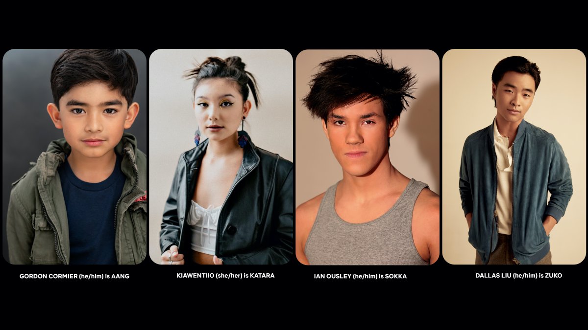 netflix's tweet image. Meet the cast of our Avatar: The Last Airbender live-action series!