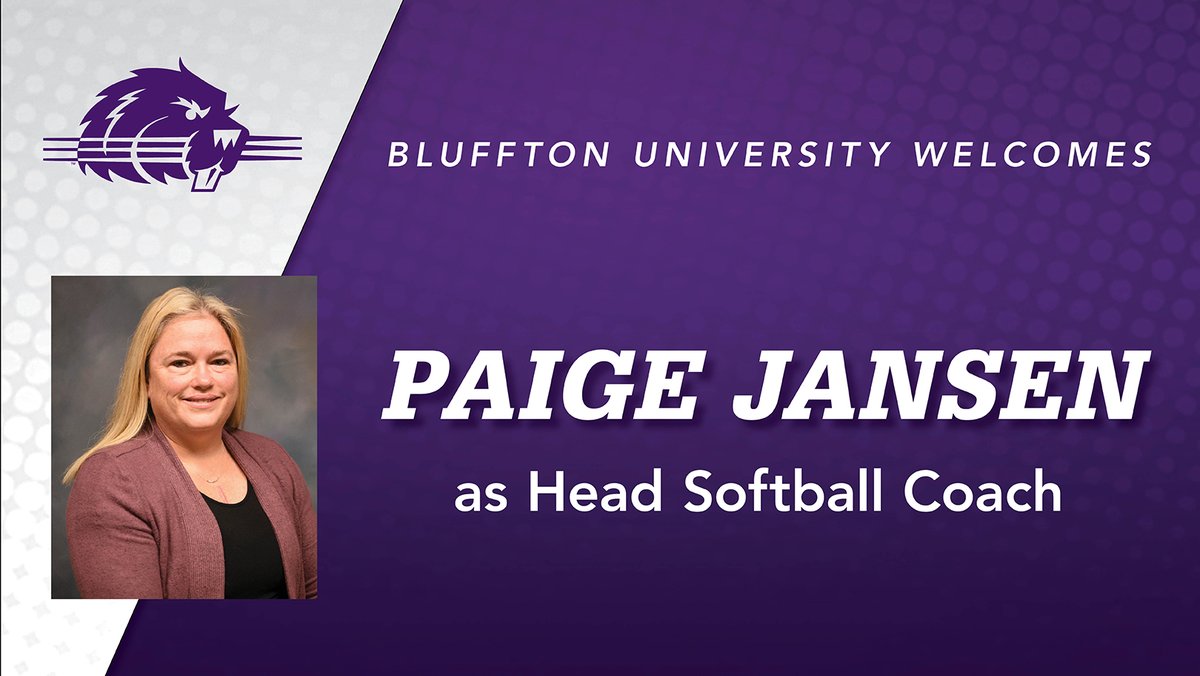 Help us welcome Paige Jansen as Bluffton’s new head softball coach. Paige most recently served as Findlay High School's head coach and earned her Bachelor's degree from the University of Findlay in 2003.

blufftonbeavers.com/sports/sball/2…