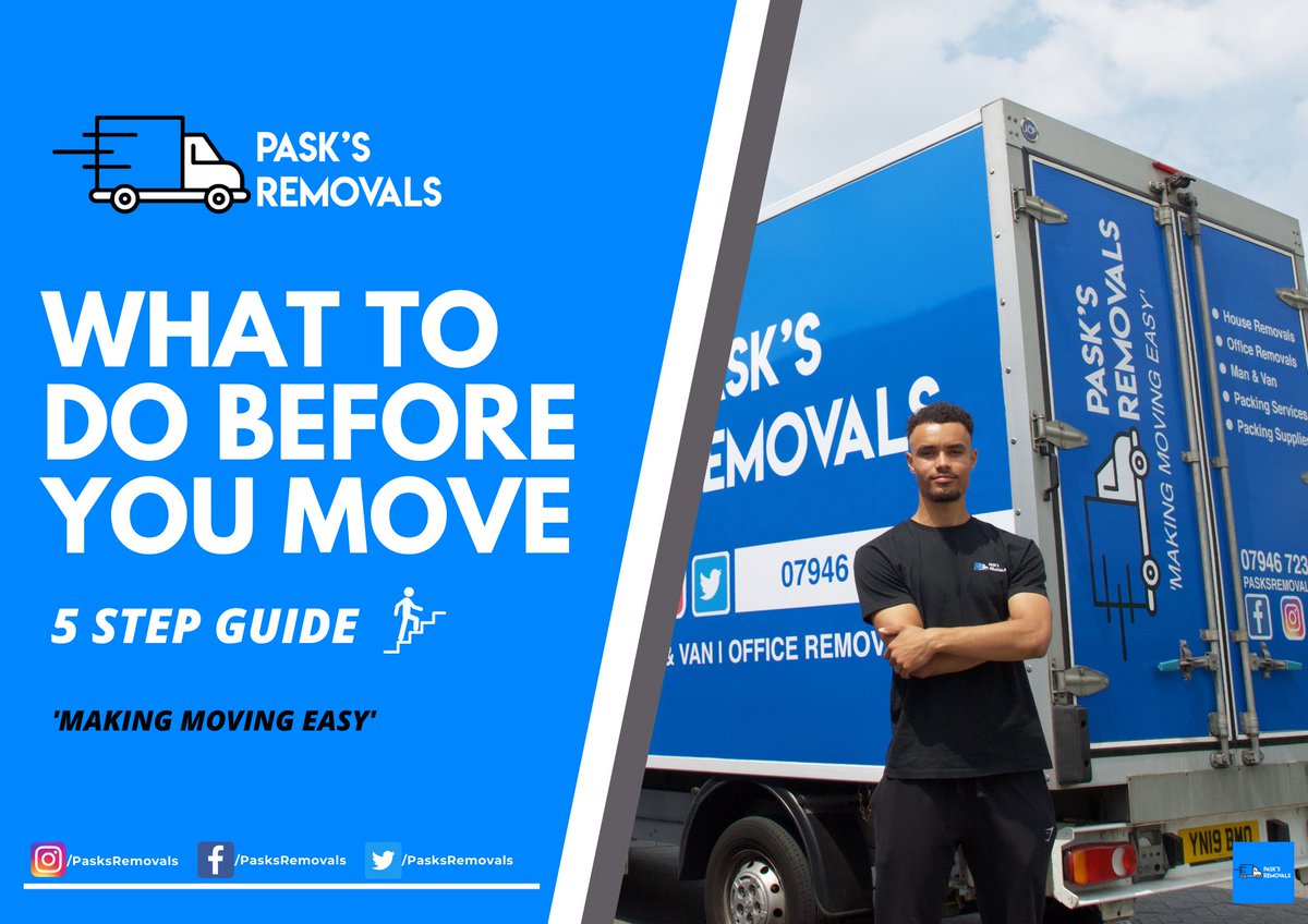 PasksRemovals's tweet photo. What to do before you move 💡
Check out our 5 step guide for some valuable tips on what you should be doing in order to prepare for moving day.
👉https://t.co/OaL234soCJ
#MakingMovingEasy
#pasksremovals https://t.co/Gmxe0U56Ik