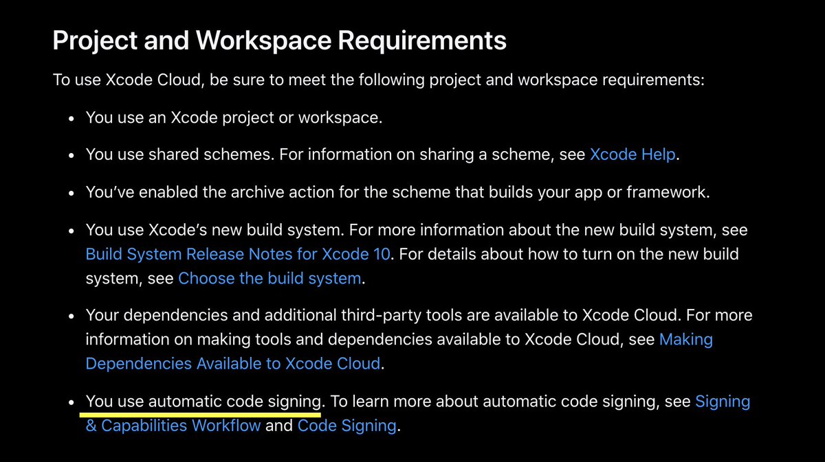 emin_ui's tweet image. Sooo apparently if you have a CarPlay app, you can wave the Xcode Cloud goodbye? 😅

Errors keep popping up, I only saw this after loosing all hope 😂 So...it shall remain lost!
#xcodecloud