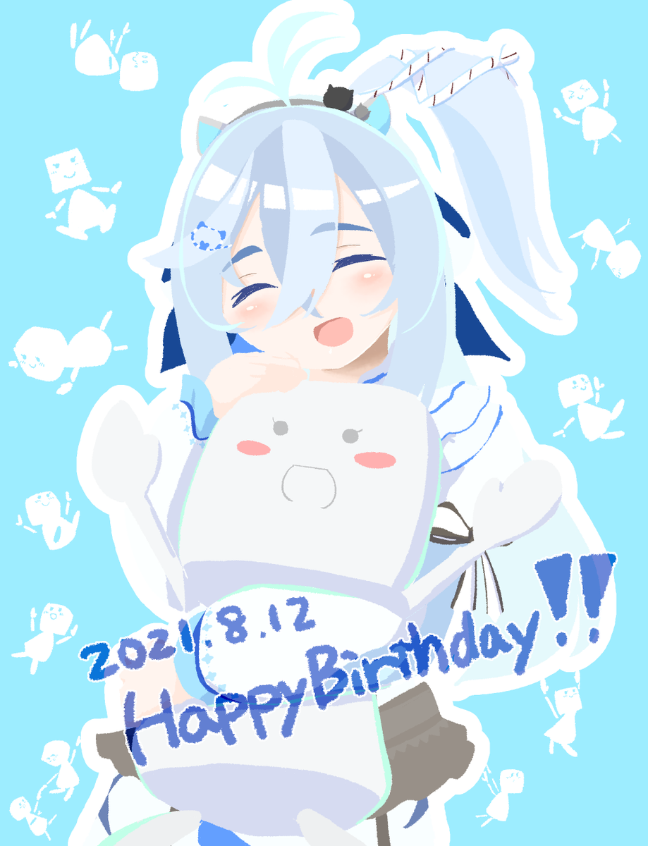 「#SiroArt
#シロちゃん誕生日
お誕生日おめでとうございます!!!!
🎉」|多圧のイラスト