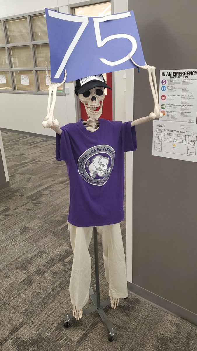 Our resident skeleton is #SBISDProud, too! #SBISD75