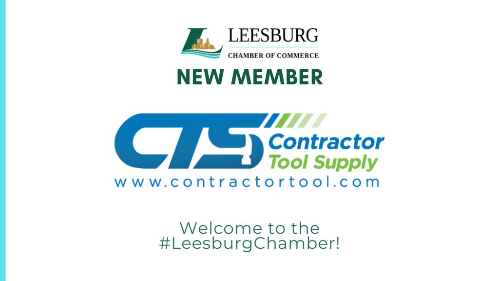 Welcome new #LeesburgChamber member, Contractor Tool Supply!

A new tool store in Leesburg that caters to contractors as well as individual buyers.

🌟 Join them for their grand opening on Saturday, August 28 from 9am - 6pm! 

Learn more: contractortool.com