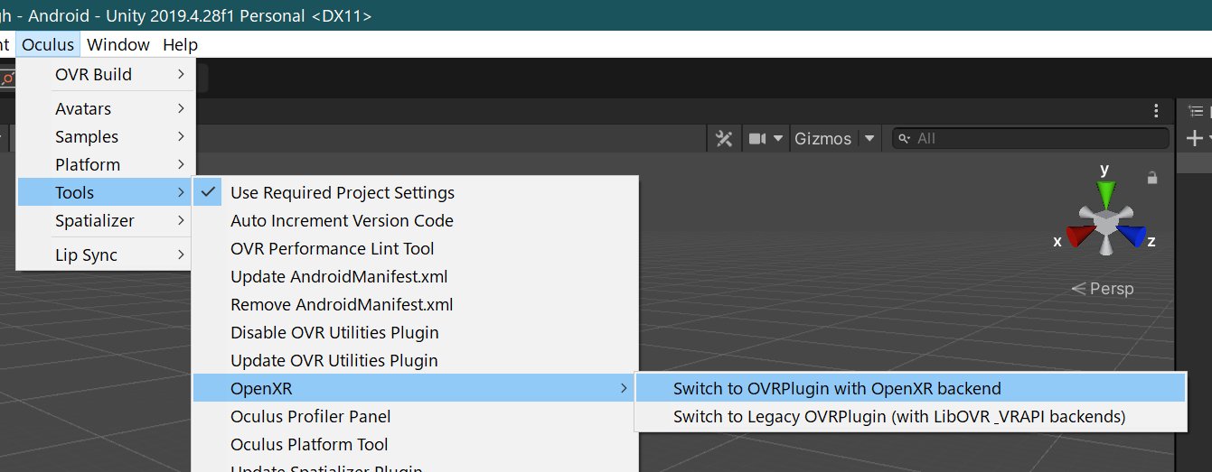  vr on twitter quest api ovrmanager adb
