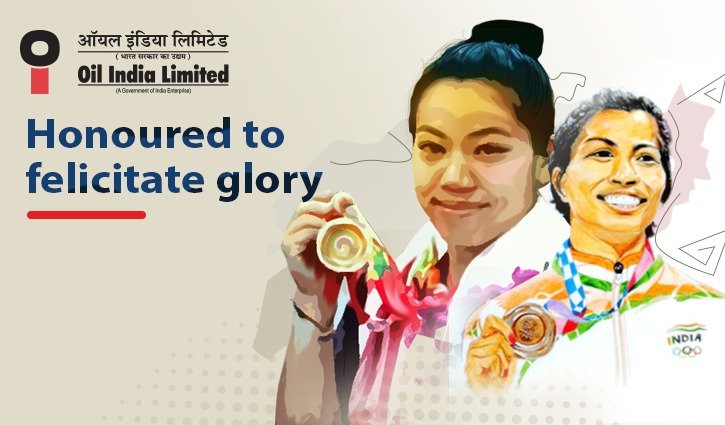 Oil India Limited (@oilindialimited) on Twitter photo We are proud of our daughters, <a href="/LovlinaBorgohai/">Lovlina Borgohain</a> <a href="/mirabai_chanu/">Saikhom Mirabai Chanu</a> for winning individual category medals for India from the #TokyoOlympics. We shall honour them with Rs 25 lakh each along with wishes for more laurels in the future.
<a href="/WeAreTeamIndia/">Team India</a> <a href="/ianuragthakur/">Anurag Thakur</a> <a href="/CmdOil/">สกุลเขา กุลย้อนทอง</a> We are proud of our daughters, <a href="/LovlinaBorgohai/">Lovlina Borgohain</a> <a href="/mirabai_chanu/">Saikhom Mirabai Chanu</a> for winning individual category medals for India from the #TokyoOlympics. We shall honour them with Rs 25 lakh each along with wishes for more laurels in the future.
<a href="/WeAreTeamIndia/">Team India</a> <a href="/ianuragthakur/">Anurag Thakur</a> <a href="/CmdOil/">สกุลเขา กุลย้อนทอง</a>