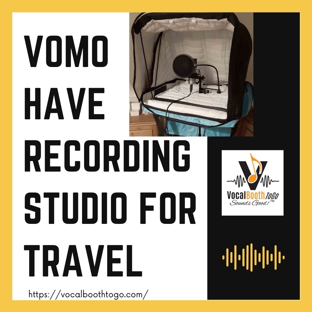 VocalBoothToGo's tweet photo. VOMO has a recording studio for travel. Visit our website for more info about our products https://t.co/AablSKvsiu
#VocalBootToGo #VocalBooth #sounds #sounddesign #soundcheck #studio #musicproducer #soundwave #soundblankets #recordings #producer #soundrecording #soundengineer https://t.co/hD4WKGNJxc