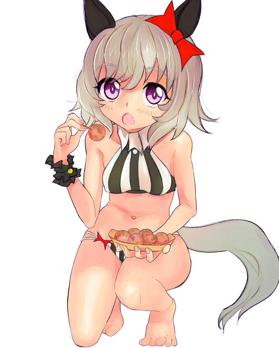 こんばんは
今日は夏なので浜辺でタコ焼たべたいカレンチャンのファンアート描きました!#カレンチャン #ウマ娘 