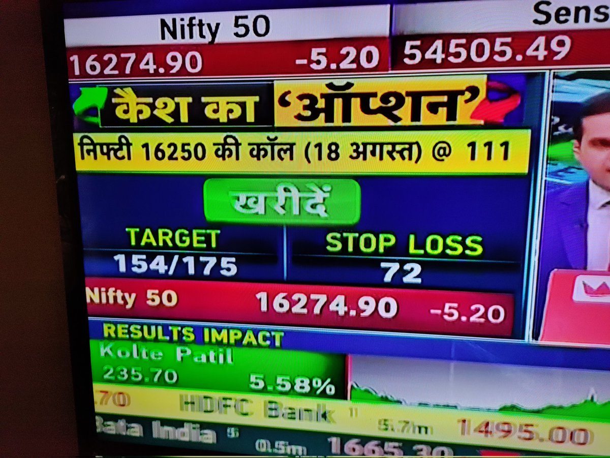 Dimplebhatia76's tweet photo. @JayThakkar22 @AshruBadale1 @ZeeBusiness @AnilSinghvi_ @deepdbhandari This was the call. Shd we book or wait till yr target @JayThakkar22 https://t.co/w4RbPkEb5t