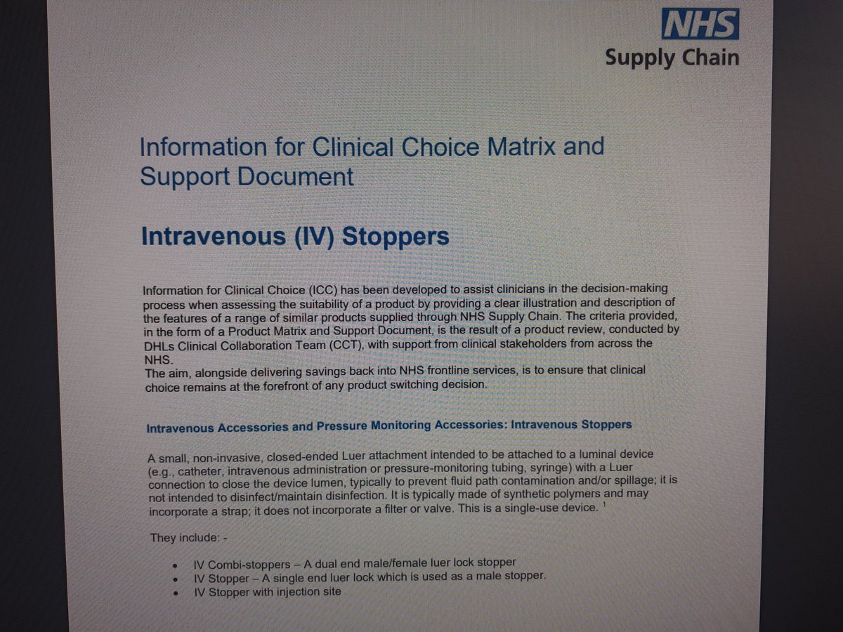 Have you seen the clinical choice matrixes from <a href="/NHSSupplyChain/">NHS Supply Chain</a>?? They show the products available on catalogue &amp; showcase features &amp; benefits so you can be informed about what you are buying <a href="/Hudson_Karen25/">KarenHudson</a> <a href="/CNS_IVnurse/">Maya Aquino-Guerrero RN🇵🇭🇬🇧</a> <a href="/JasonLavery4/">Jason Lavery</a> <a href="/DrNaomiChapman2/">Dr Naomi Chapman</a>  <a href="/LiamHorkan/">Liam Horkan</a>