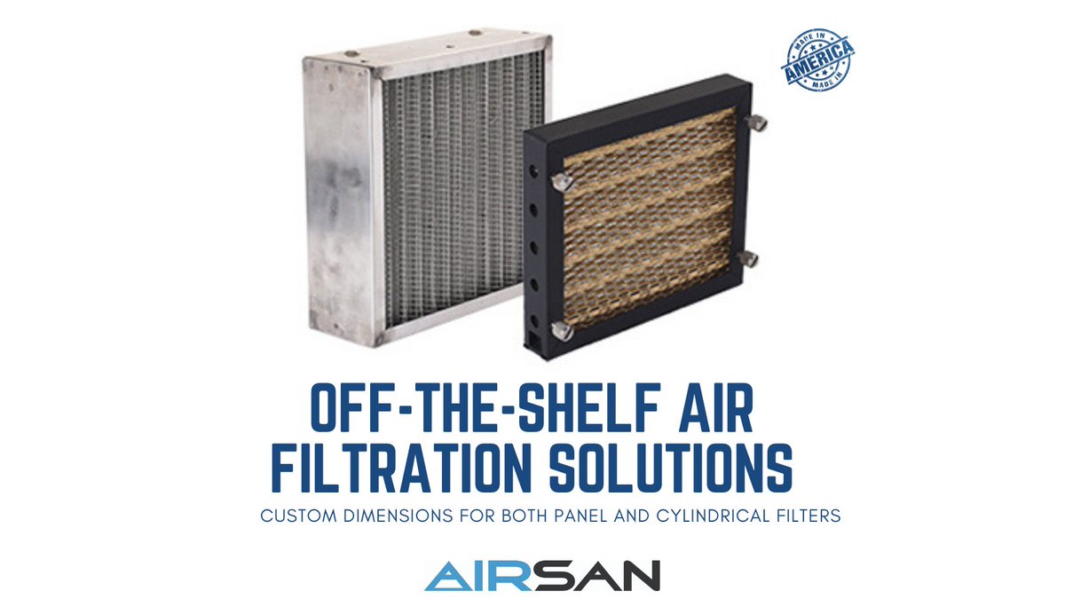 AirsanCorp's tweet image. Our team at @AirsanCorp specializes in custom air filter systems, and has a wealth of experience working with companies to develop products to fit their specific needs. 
Learn More...airsan.com/custom-filter/

#metalairfilters #airfiltration #airfilters